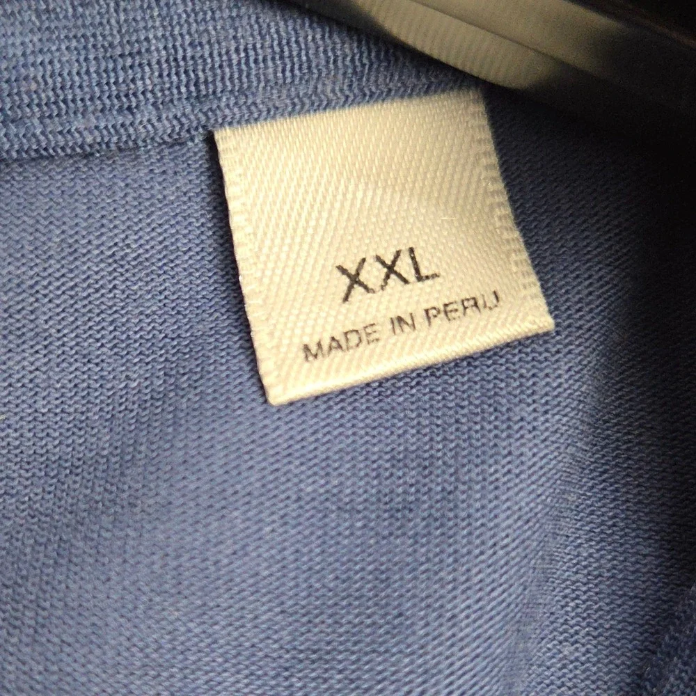 Travis Mathew Polo Shirt Mens‎ XXL Blue Short Sleeve Pelican Hill Golf Casual